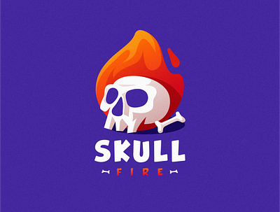 skull fire angry brand character e sport esport esports fire flame logo mascot shield skull sport