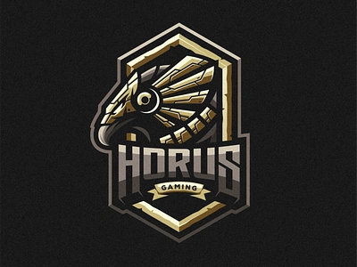 Horus Gaming angry brand character e sport esport esports gaming horus logo mascot shield sport