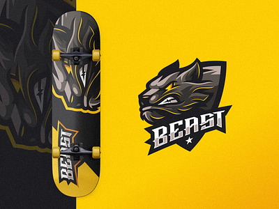 Beast angry beast beasts brand character e sport esport esports logo mascot sport