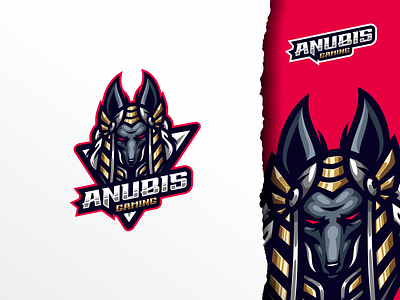 Anubis Gaming anubis brand character design e sport esport gaming illustration logo mascot sport ui