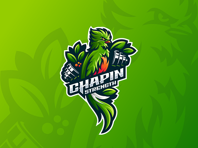 Chapin Strength 3d animation bodybuilder brand branding character e sport esport fitness graphic design gym illustration logo mascot motion graphics sport