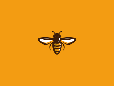 Bee bee brand hive honey logo logo designer