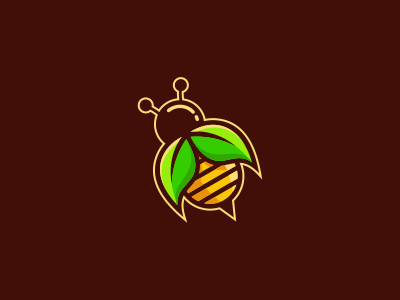 Bee bee brand hive honey logo logo designer