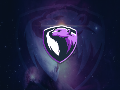 Bear Polar angry bear brand character esport esports logo mascot polar sport