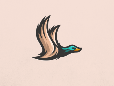 Goose angry brand character e sports esport goose logo mascot sport