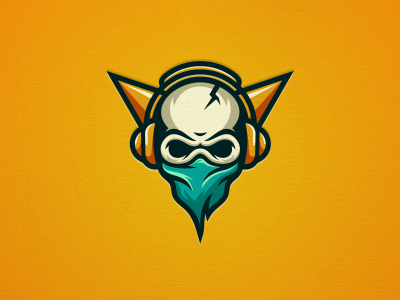 Skull Gaming gaming logo mask skull