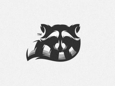 Raccoon logo raccoon sleepy raccoon