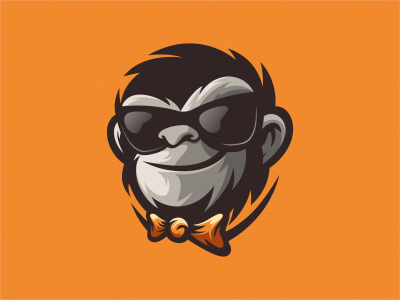 Monkey ape esport logo logo monkey monkey logo