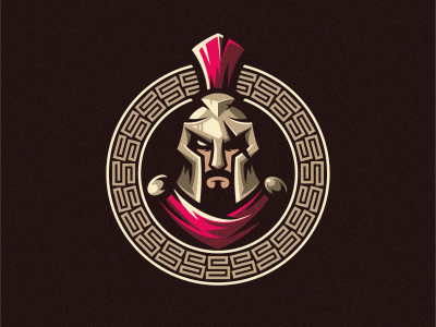 Spartan esport logo spartan warrior
