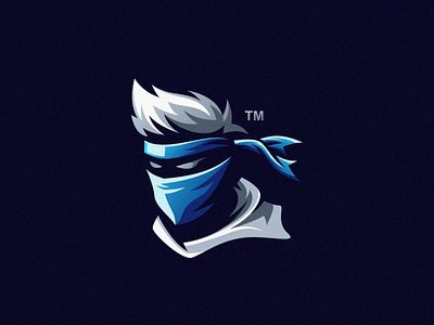 Ninja brand character logo mascot ninja