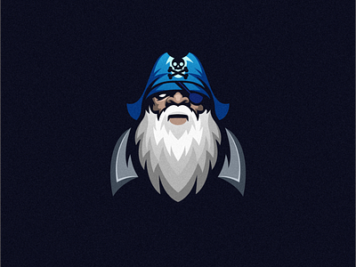 The Pirates angry beard brand character e sport e sports esport esports gaming illustration logo mascot sport