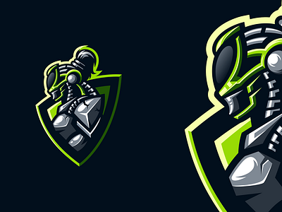 Robot Mascot Logo Designs Themes Templates And Downloadable Graphic Elements On Dribbble