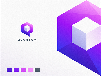 Quantum animation app brand branding character design flat icon lettering logo mascot minimal sport type typography ui ux vector web website