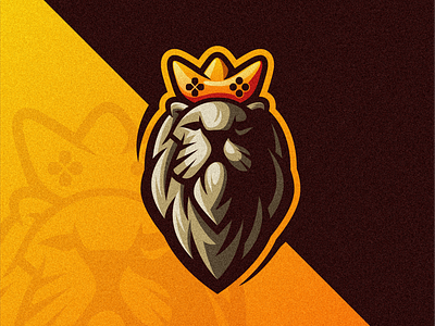 Gaming Digest angry character e sport esport esports gaming logo king lion king lion logo logo mascot shield sport