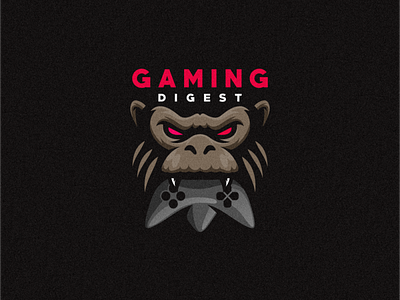 gaming digest angry brand character e sport esport esports logo mascot shield sport