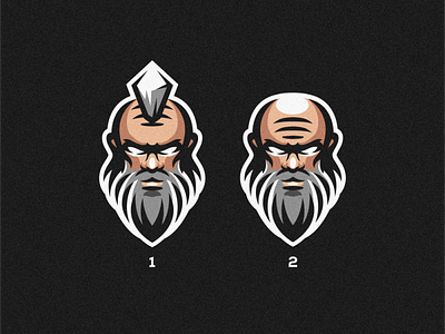 old man brand character e sport e sports esport gaming logo mascot old man shield sport