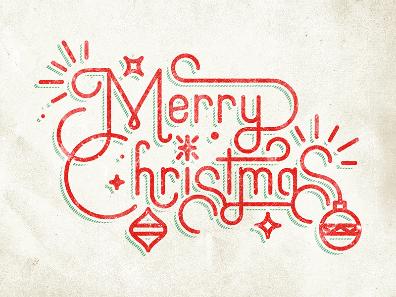 Merry Christmas by Greg Perkins on Dribbble