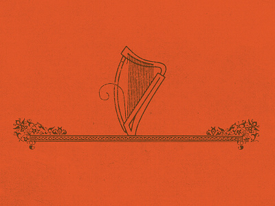 Hymn of Broken Bones broken flourish harp illustration music string