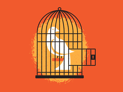 Free to Forgive bird cage editorial free illustration key lock texture