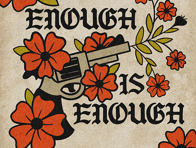 Enough is Enough branding design digital graphic design illustration logo