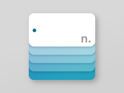 Logo for word card app