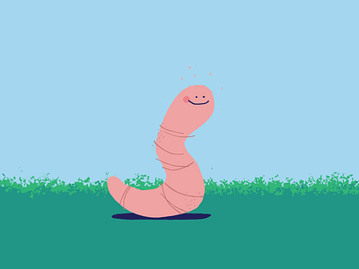 Gusano gusano illustration textbook worm