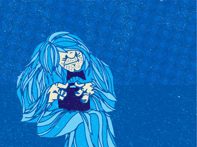 Bigfoot bigfoot blue children illustration
