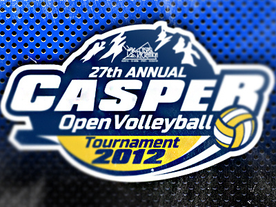 Open Volleyball Tournament 2012 2012 casper emblem logo open sport volleyball