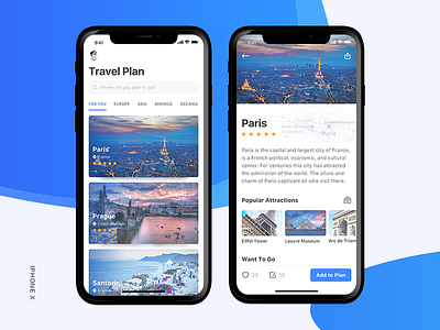 Travel Plan iphonex