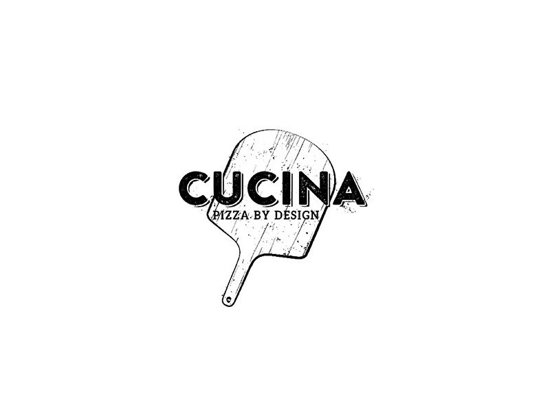 Cucina Pizza | Logo branding kitchen custom pizza oven paddle restaurant pizza logo