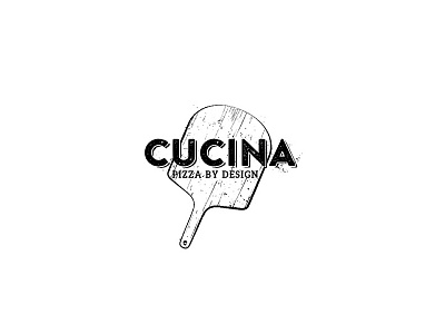 Cucina Pizza | Logo branding custom pizza kitchen logo oven paddle pizza restaurant