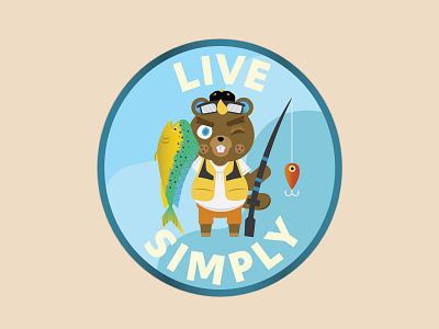 Animal Crossing Sticker animal design fish fishing illustration sticker vector videogame