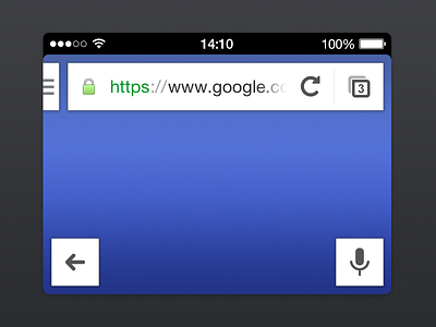 Chrome for iOS 7 chrome google ios maps redesign