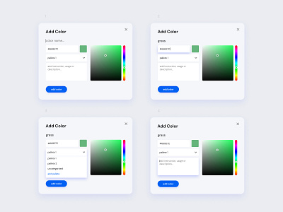 Add color ui ux add app application popup ui user user experience user interface ux web