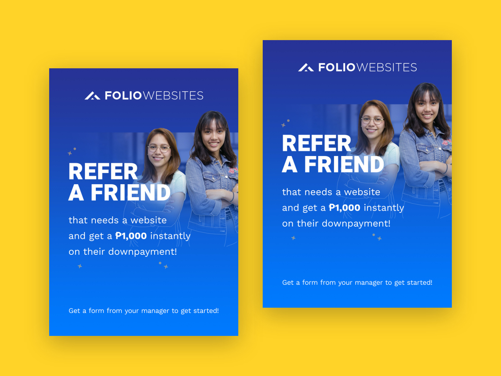 Referral Flyer by Marlon Gerundio on Dribbble