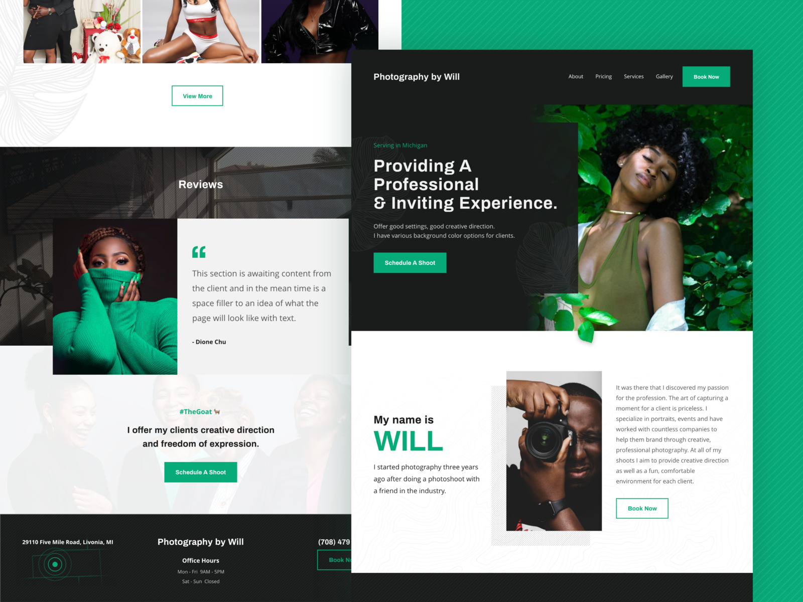 Photography Website By Marlon Gerundio On Dribbble