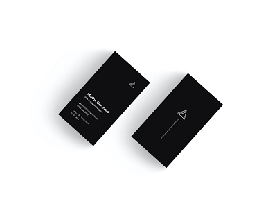 Personal Business Card branding businesscard calling card card idenity logo minimal personal brand