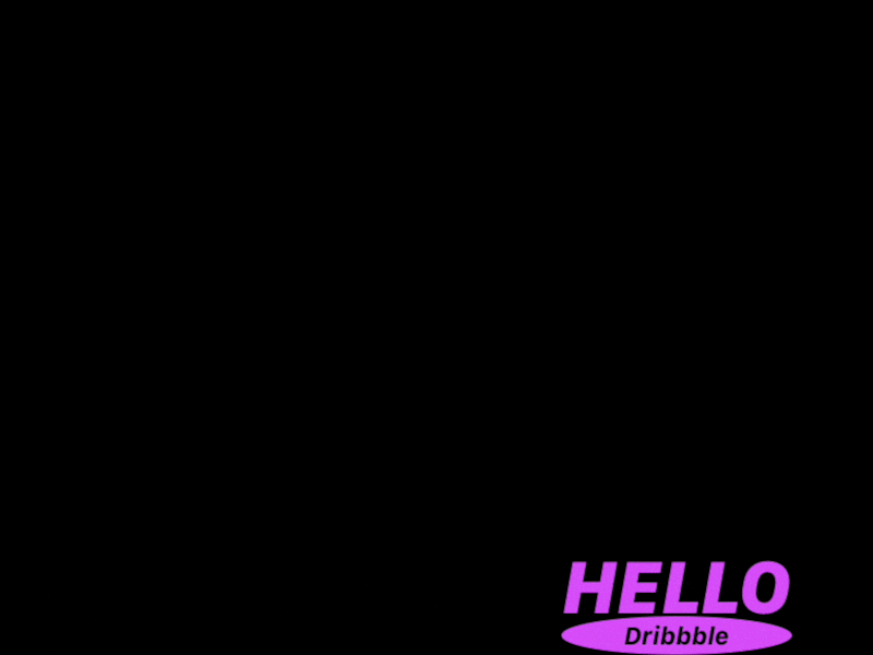 Hello Dribbble animation dvd gif hello screensaver throwback