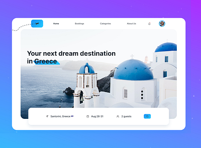 Clean Travel App Concept design graphic design ui user experience ux uxd