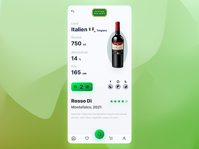 Systembolaget concept branding graphic design product design ui user experience ux ux design