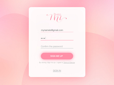 Daily UI #001 — Sign up form challenge daily ui dailyui dailyui001 design sign in sign up ui ui design ux web