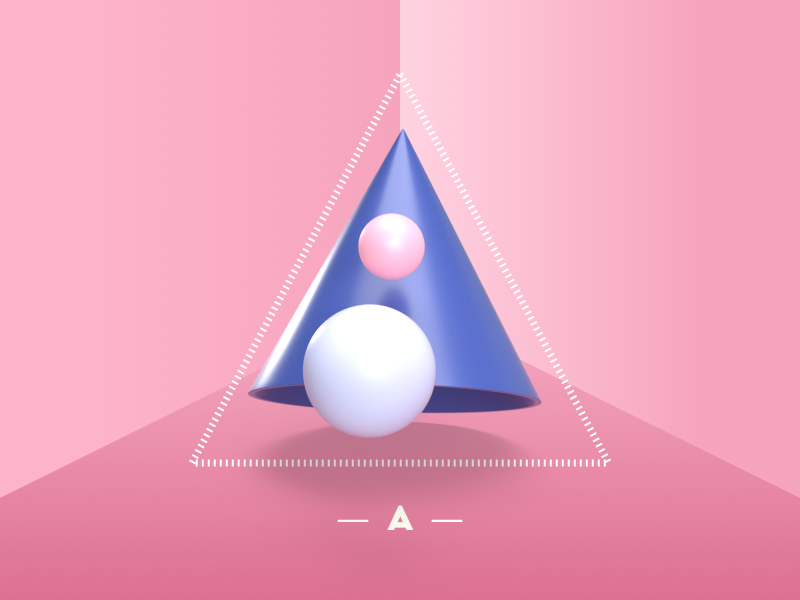 Letter A lettering geometric geometric art vector render adobe 36daysoftype custom type type shapes letter a adobe dimension 3d letter