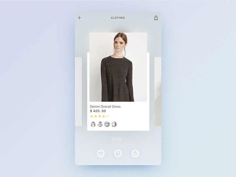 Daily UI-Women's electronic business app -gif