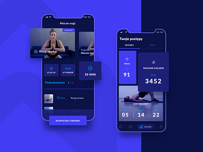 Fit at home app animation app branding design system fit fitness icons indoors iteo mobile sport ui ux workout