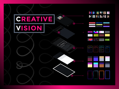 CV - Creative Vision app career colourful crazy custom cv fresh icons ios login signup vivid