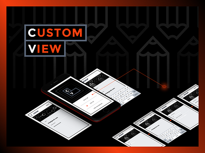 CV - Custom Views app career colourful crazy custom cv fresh icons ios login signup vivid