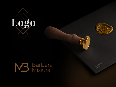 MB Law Logo animation elegant gold homepage law lawyer logo mobile mockup onepage presentation website