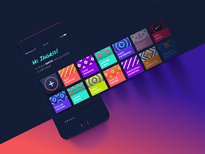 SMTH | iOS App android app colors hackaton interaction ios iteo lifestyle mobile motion pattern shapes