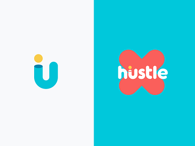 Logofolio | Hustle branding colors flat hustle iteo job logo shape vector