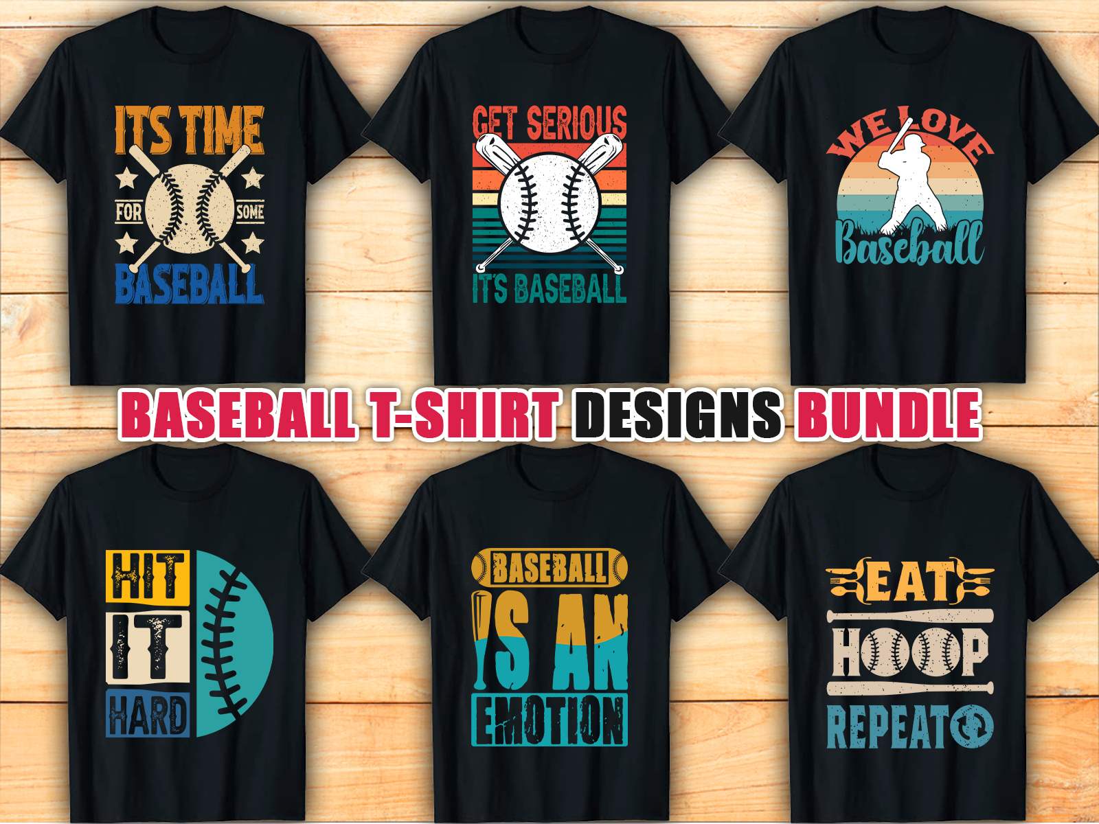 Baseball t-shirt design bundle - Buy t-shirt designs